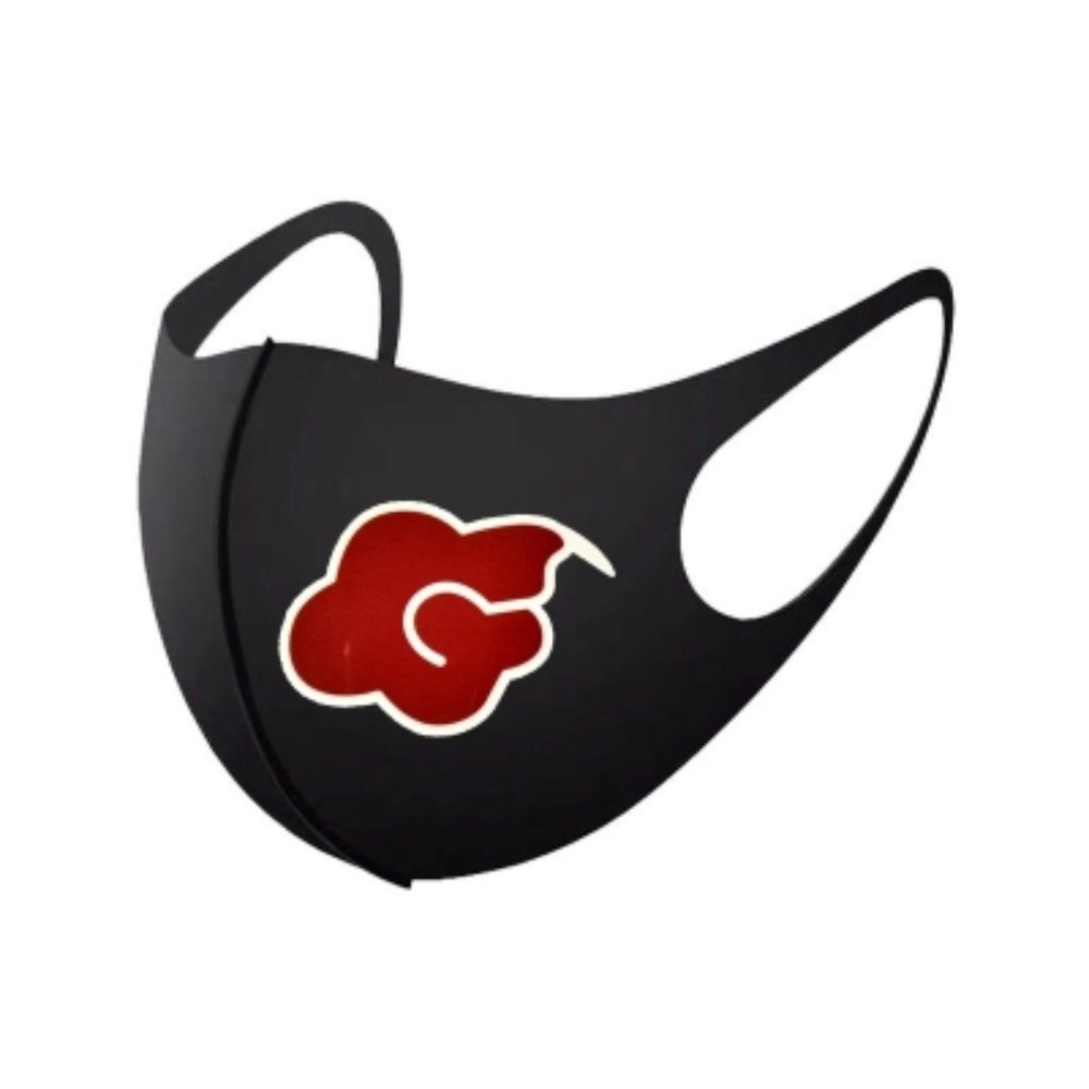 Naruto Akatsuki Anime Mask NEW Washable & Reusable